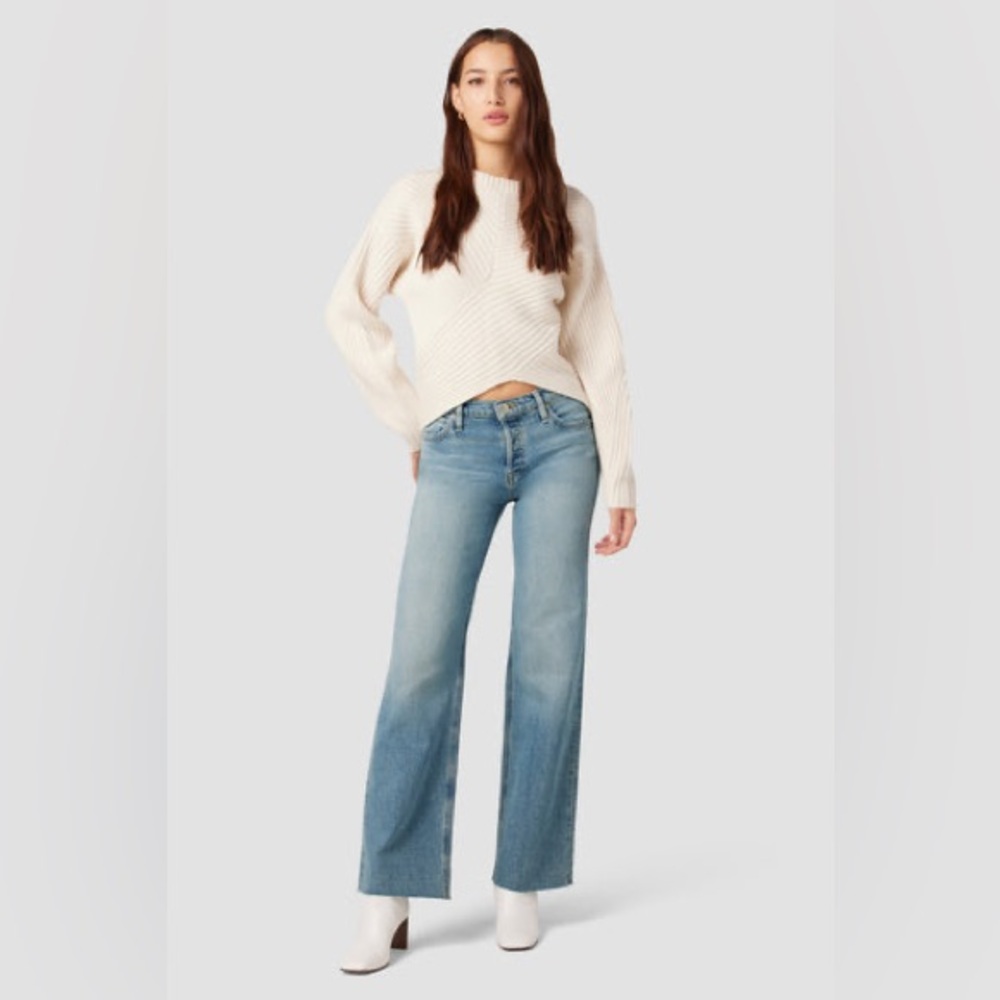 Hudson Rosie High-Rise Wide Leg Jean NWOT Size: 25